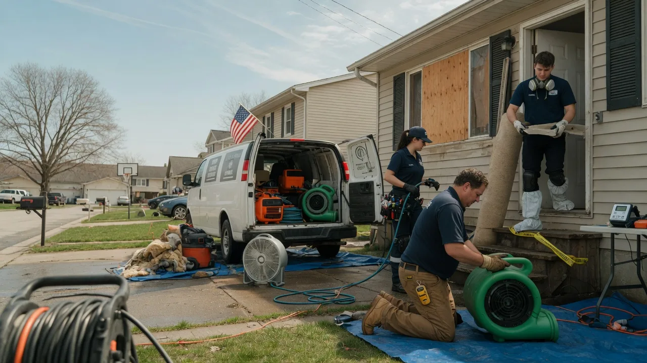 Water Damage Restoration in Burnt Cabins, PA near me